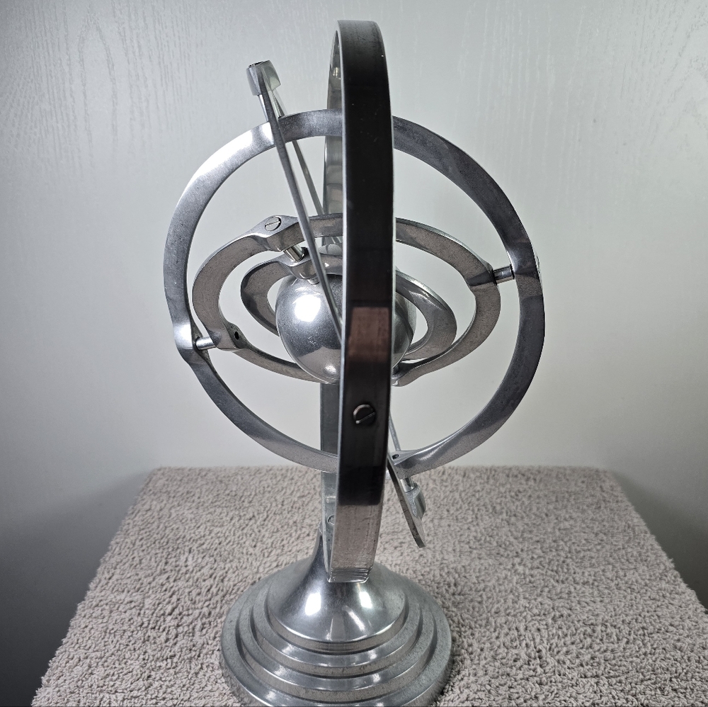 Silver Armillary Sphere Decor - Picture 7 of 13